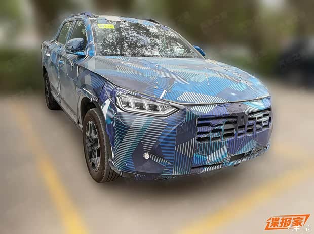 针对海外市场 比亚迪全新皮卡谍照曝光 定位低于SHARK