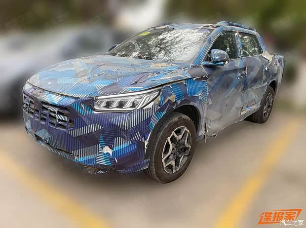 针对海外市场 比亚迪全新皮卡谍照曝光 定位低于SHARK